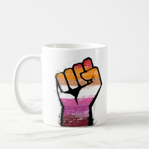 Lesbian Protest Fist Coffee Mug