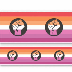 Lesbian Protest Flag