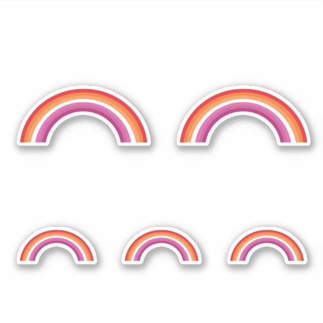 Lesbian Rainbow Sunset (Front)