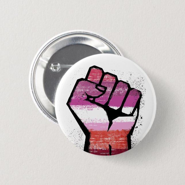 Lesbian Resistance 2 Inch Round Button (Front & Back)