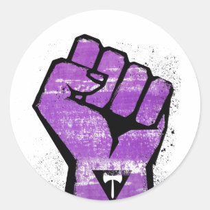 Lesbian Resistance Classic Round Sticker