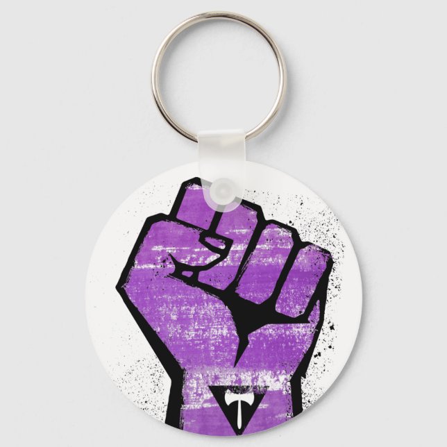 Lesbian Resistance Keychain (Front)