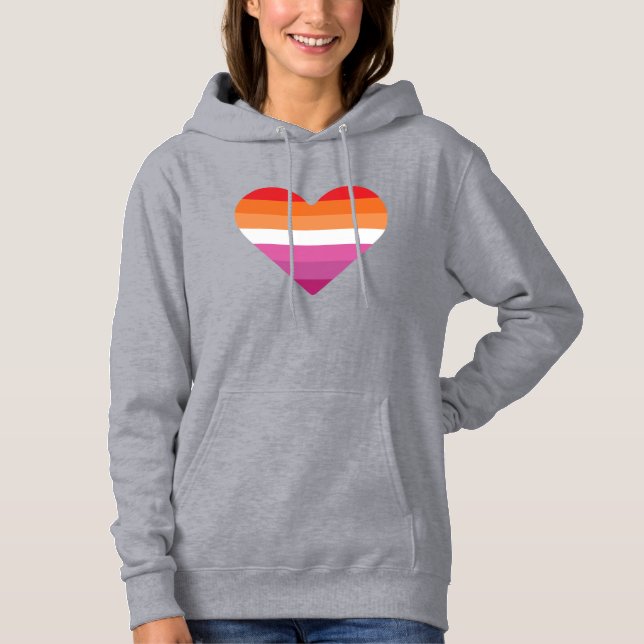 Lesbian Sunset Sunset Hoodie (Front)