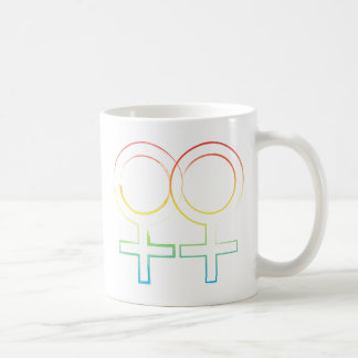 lesbian symbol coffee mug