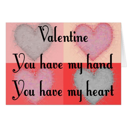 Lesbian Valentine Gifts "You Have My Heart" Card