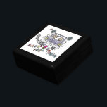 Lesbian Wedding Brides Gift Box<br><div class="desc">Gay lesbian marriage gifts and lesbian wedding favours for gay brides tying the knot and getting married. Picture of two brides in car with tin cans hanging off the back reads Just Married. Great gift ideas for lesbian brides having a wedding.</div>