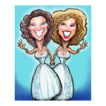 Lesbian Wedding Cake Toppers