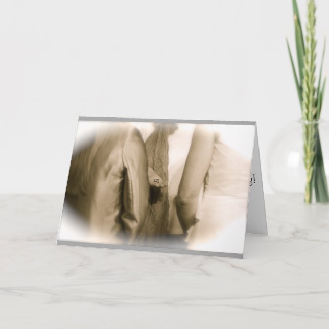 Lesbian wedding card (Front)