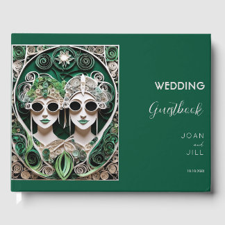Lesbian Wedding  Guest Book