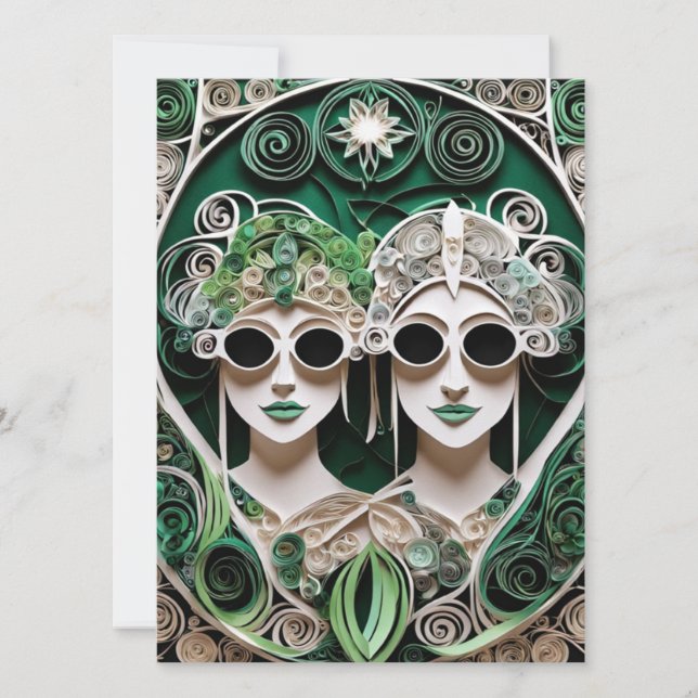 Lesbian Wedding Invitation (Front)