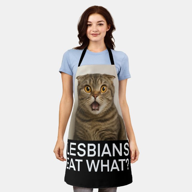 Lesbians Eat What Funny Apron (Worn)