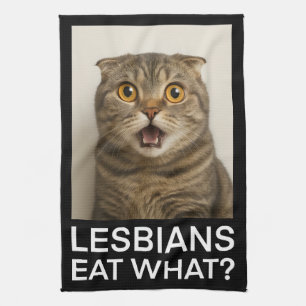 Lesbians Eat What Funny Kitchen Towel