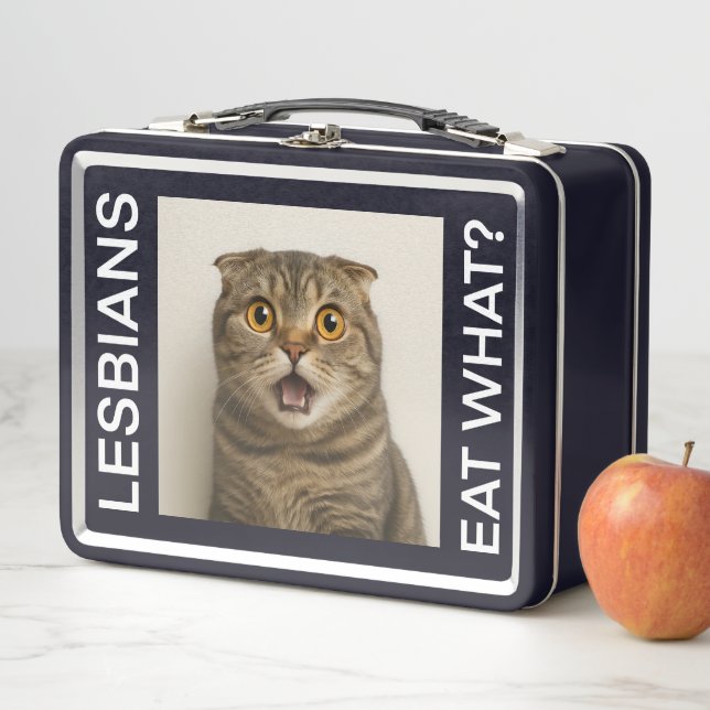 Lesbians Eat What Funny Metal Lunch Box (In Situ)