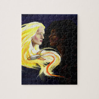 Lesbians In Space Jigsaw Puzzle