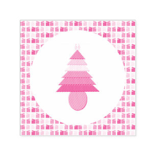 Lesbians Rainbow Christmas Tree and Presents Self-inking Stamp