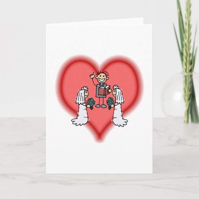 Lesbians with Preacher Card (Front)