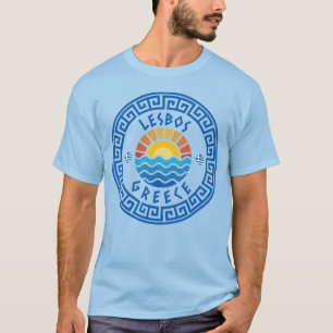 Lesbos Island, Greece - Light Blue Men's T-Shirt