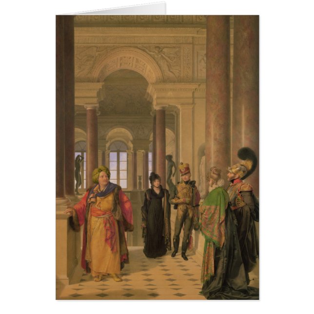 L'escalier principal du Louvre, 1817 (Devant)