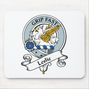 Leslie Clan Badge Mouse Pad