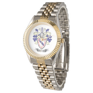 Leslie Family Crest Coat of Arms Watch