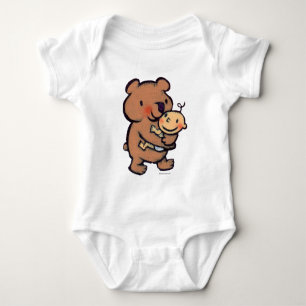 Leslie Patricelli Big Brown Bear Hug Baby Bodysuit