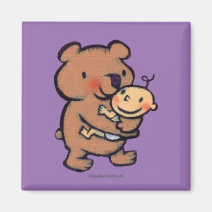 Leslie Patricelli Big Brown Bear Hug Magnet