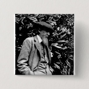 Leslie Stephen, 1900 2 Inch Square Button