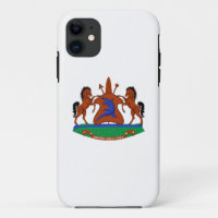 Lesotho coat arms flag country symbol heraldry emb