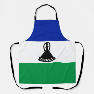 Lesotho Flag Apron