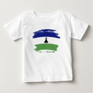 Lesotho flag baby T-Shirt