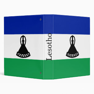 Lesotho Flag Binder