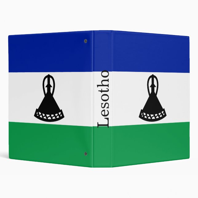 Lesotho Flag Binder (Background)
