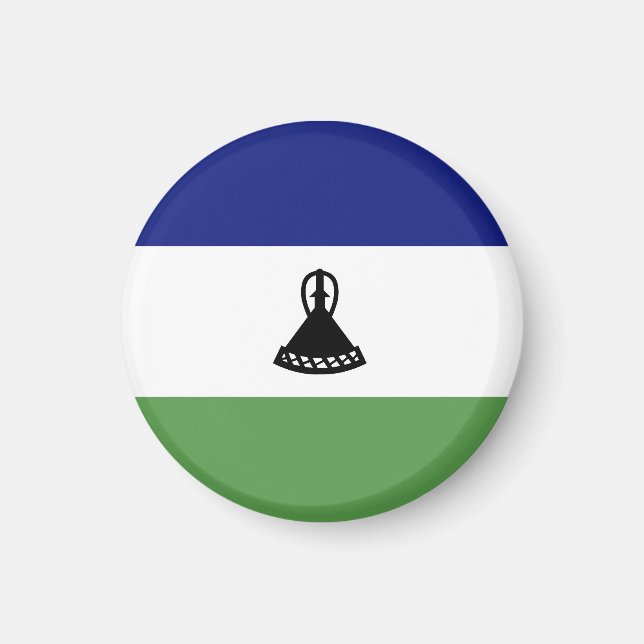Lesotho flag magnet (Front)