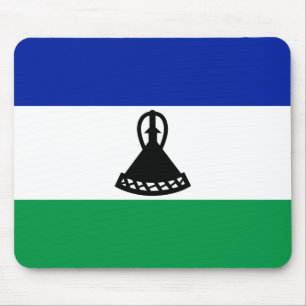 Lesotho Flag Mouse Pad