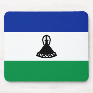 Lesotho Flag Mousepad