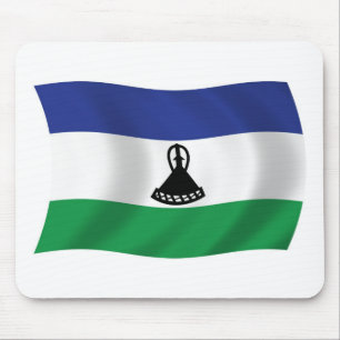 Lesotho Flag Mousepad