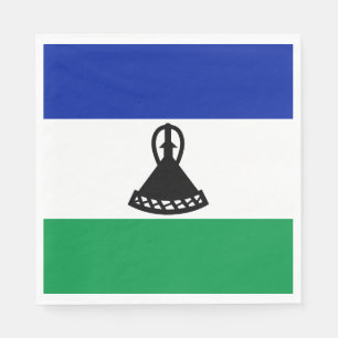Lesotho Flag Napkin