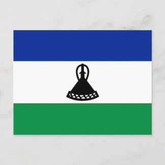 Lesotho Flag Postcard