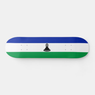 Lesotho Flag Skateboard