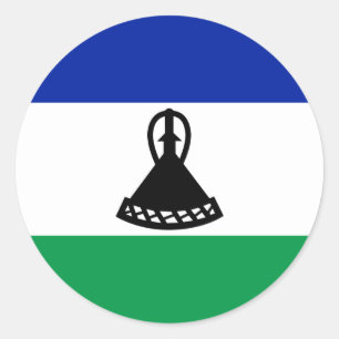 Lesotho Flag Sticker