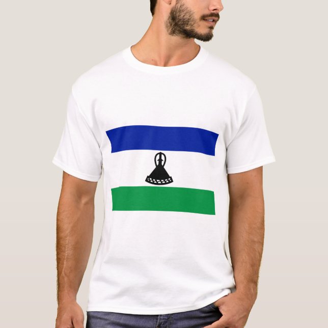 Lesotho Flag T-Shirt (Front)