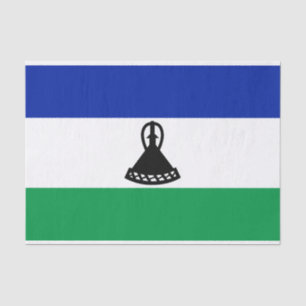 Lesotho Flag Tissue Paper