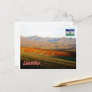 Lesotho - Landscape - Postcard