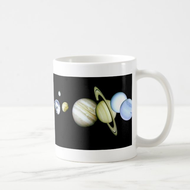 L'espace de tasse de système solaire - cadeau de (Droite)