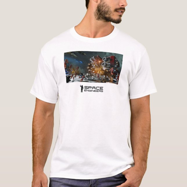 L'espace machine le T-shirt des hommes - station (Devant)