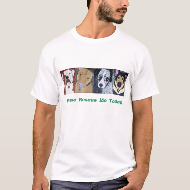 L'ESPOIR svp me secourent aujourd'hui T-shirt (Devant)