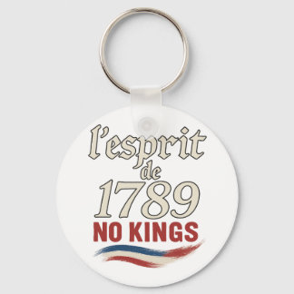 l'esprit de 1789 No Kings Keychain