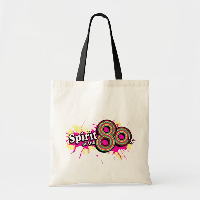 L'esprit du sac fourre-tout pop rose des années 80 (Devant)