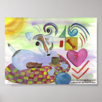 L'esprit d'une affiche Jack Russell