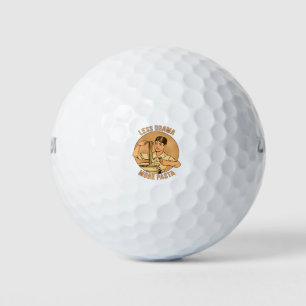 Less Drama More Pasta Golf Balls